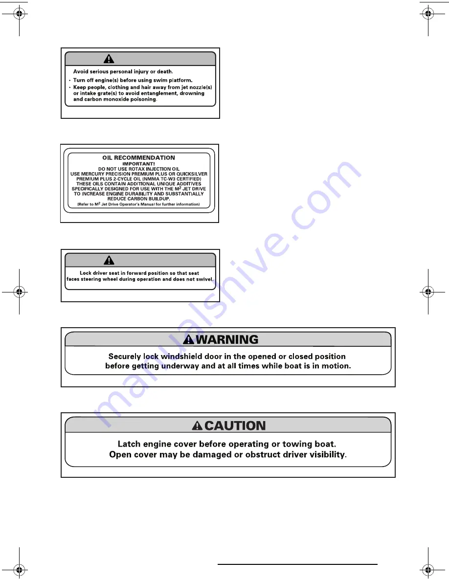 Sea-doo Utopia Operator'S Manual Download Page 33