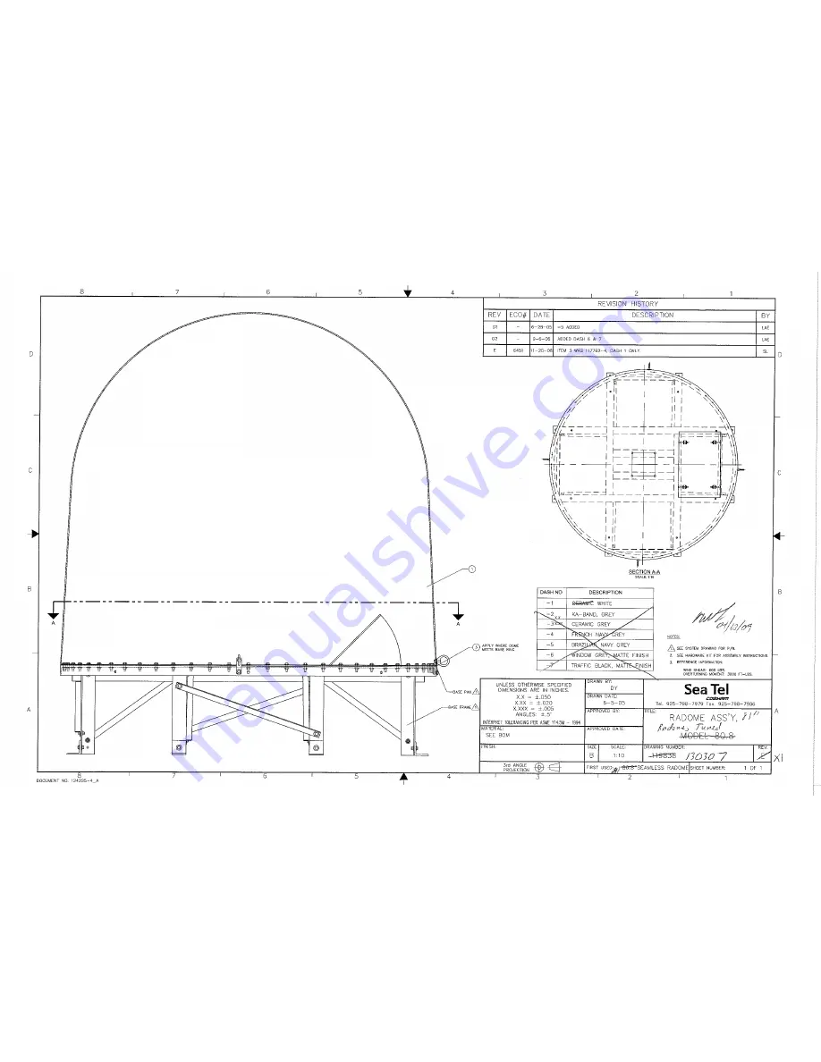 Sea Tel 6009-33 Installation And Operation Manual Download Page 85