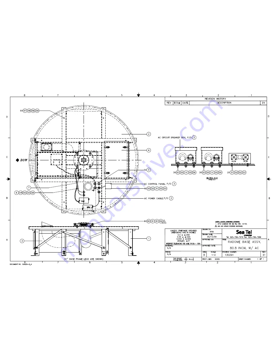 Sea Tel 6009-33 Installation And Operation Manual Download Page 87