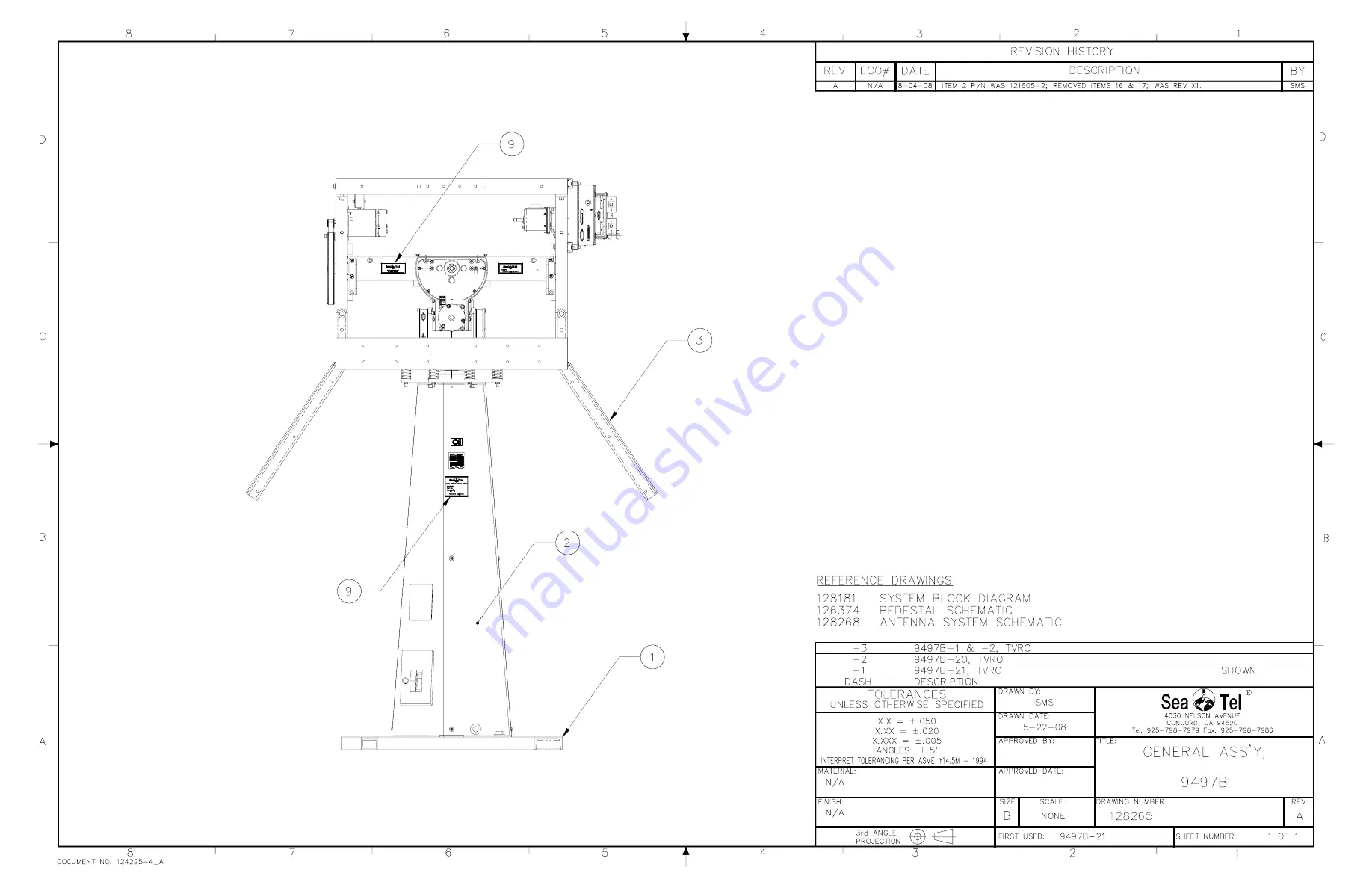 Sea Tel 9497B-1 Installation And Operation Manual Download Page 75