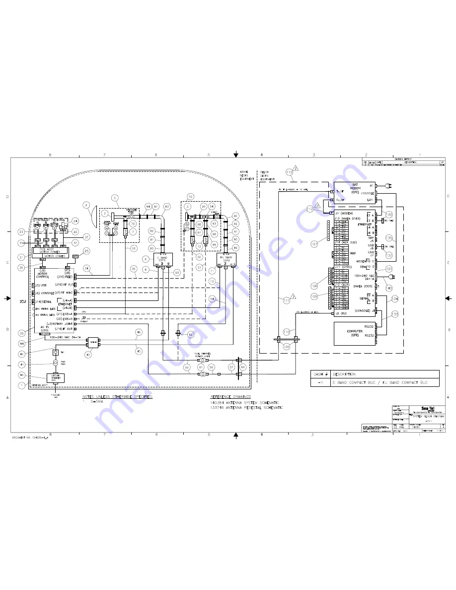 Sea Tel 9711 C Installation And Operation Manual Download Page 121