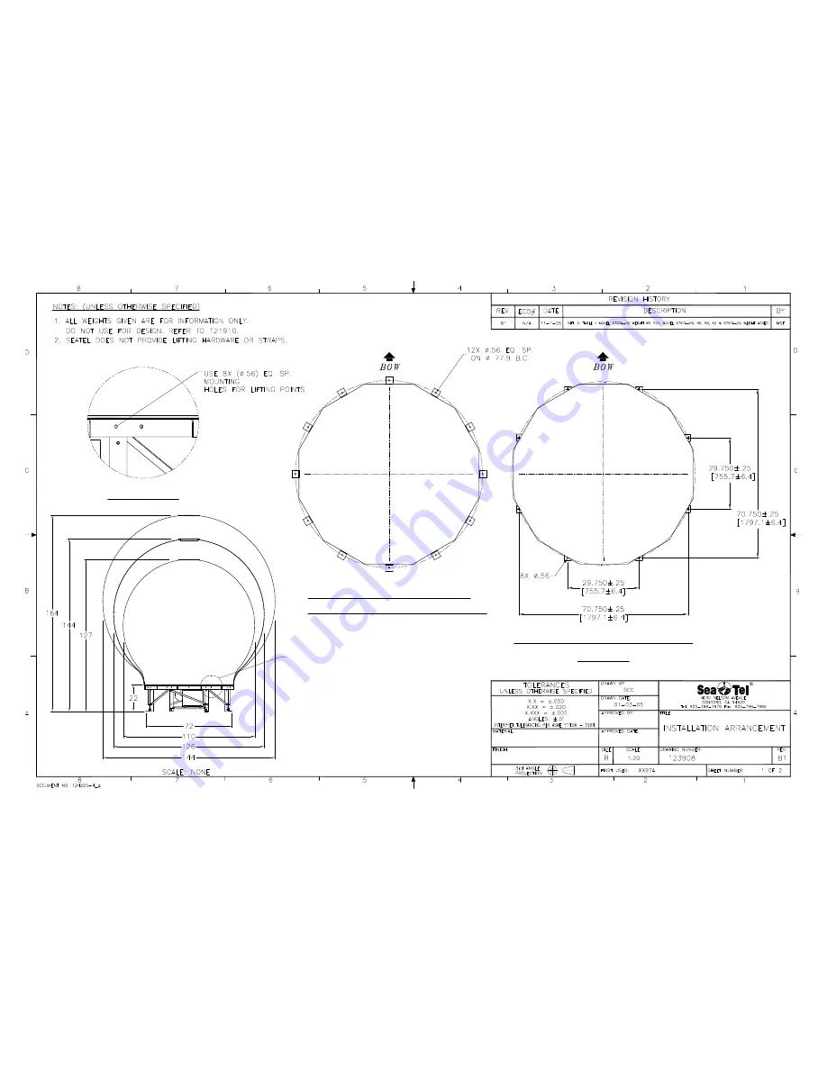 Sea Tel 9797B-76 Installation And Operation Manual Download Page 107