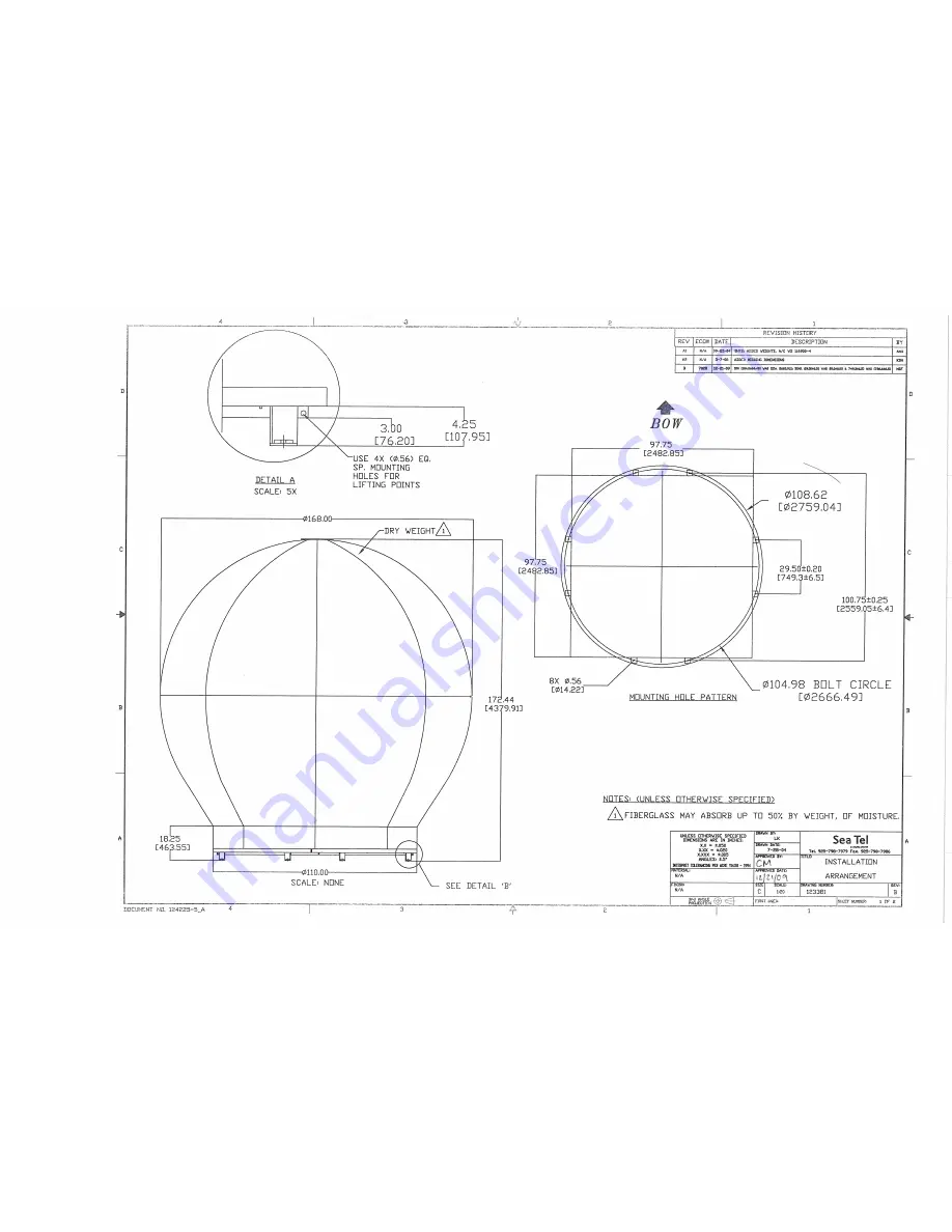 Sea Tel ST144-21 Installation And Operation Manual Download Page 138