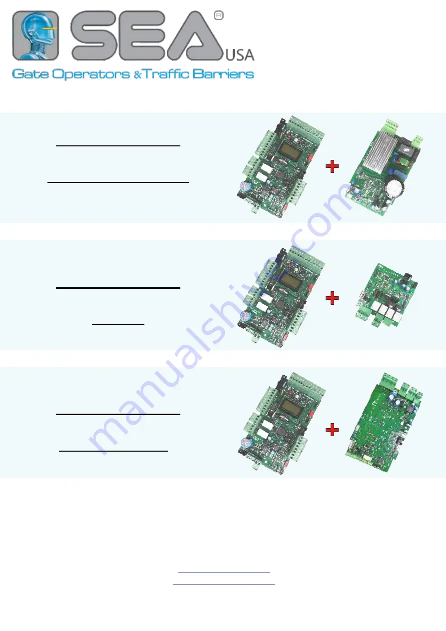 SEA USA UNIGATE 24V Manual Download Page 1