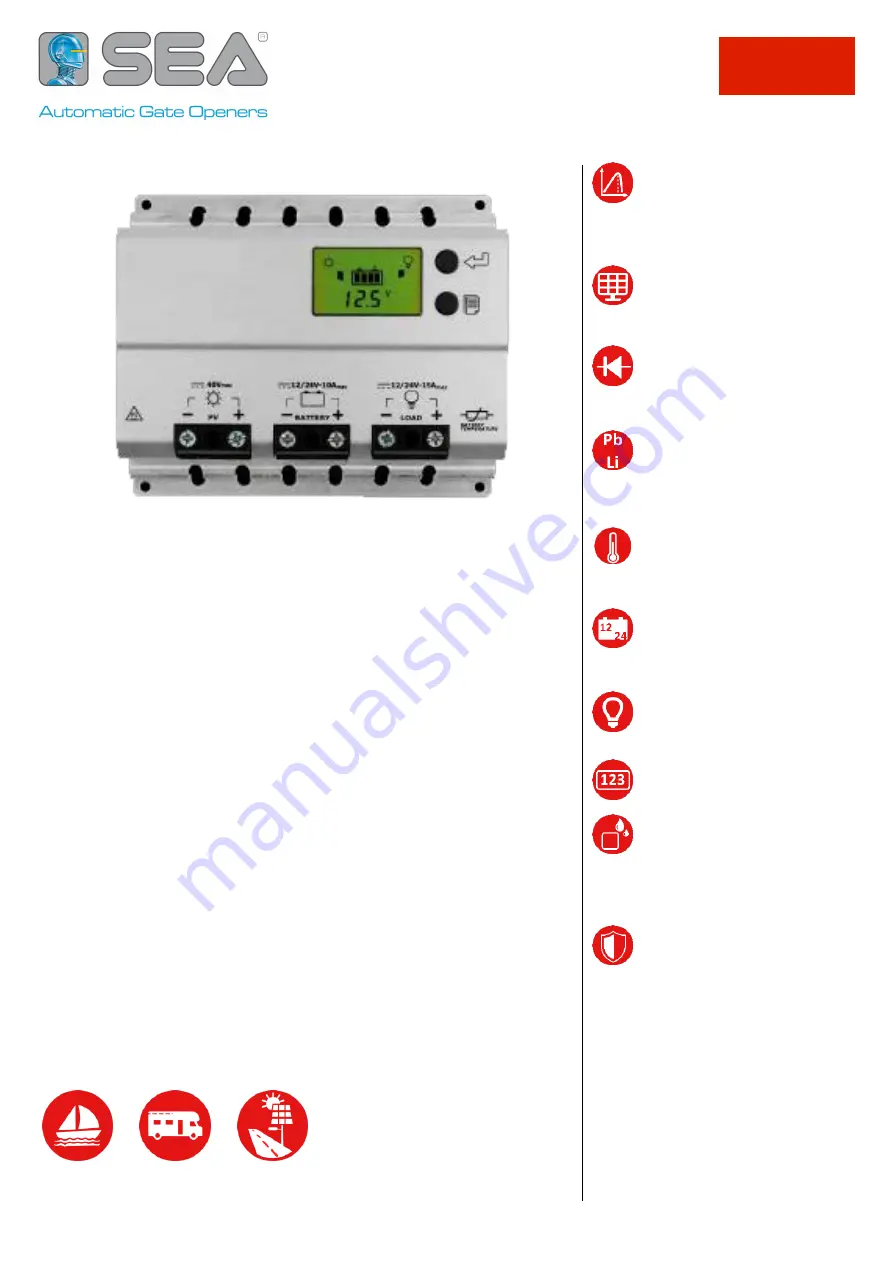 SEA E-SUN PLUS BOOST User Manual Download Page 2