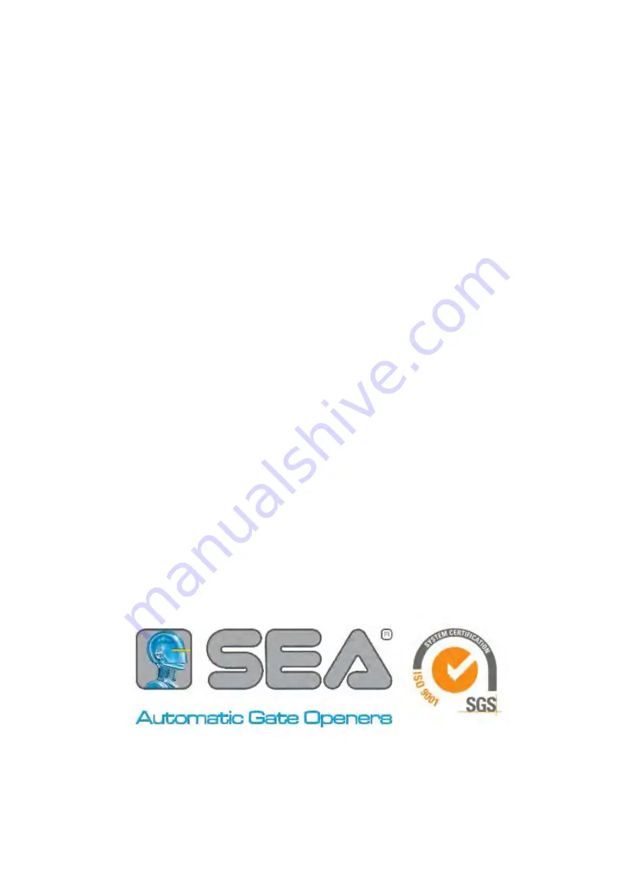 SEA USER 2 24V DG R1B ALL-IN Manual Download Page 40