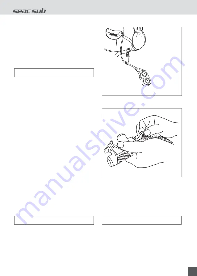 Seac Sub ICARO Instructions Manual Download Page 38