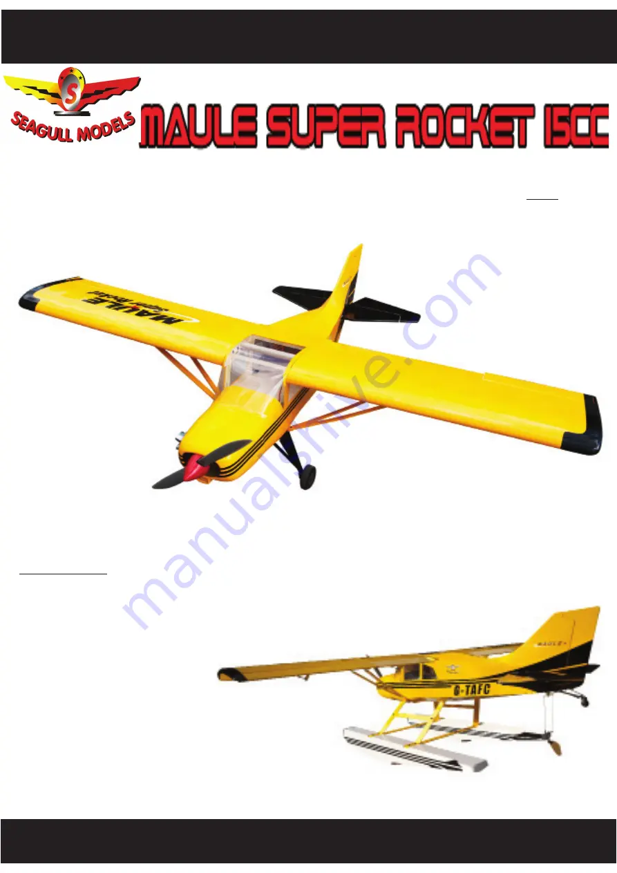 Seagull Models 15CC Assembly Manual Download Page 1