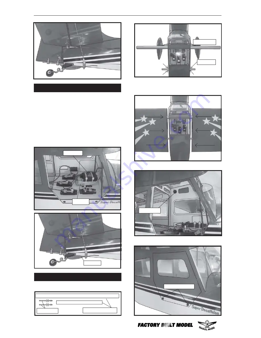 Seagull Models DECATHLON ARTF Assembly Manual Download Page 18