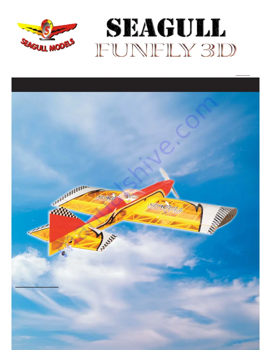 Seagull Models Funfly 3D Скачать руководство пользователя страница 1