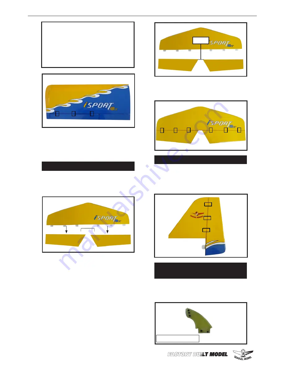 Seagull Models ISPORTS 10cc Assembly Manual Download Page 6