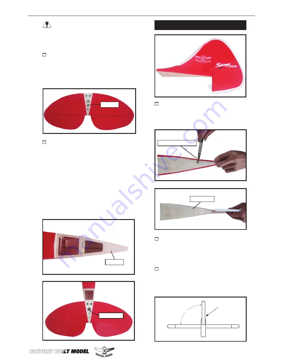 Seagull Models Savage Cruiser Assembly Manual Download Page 21