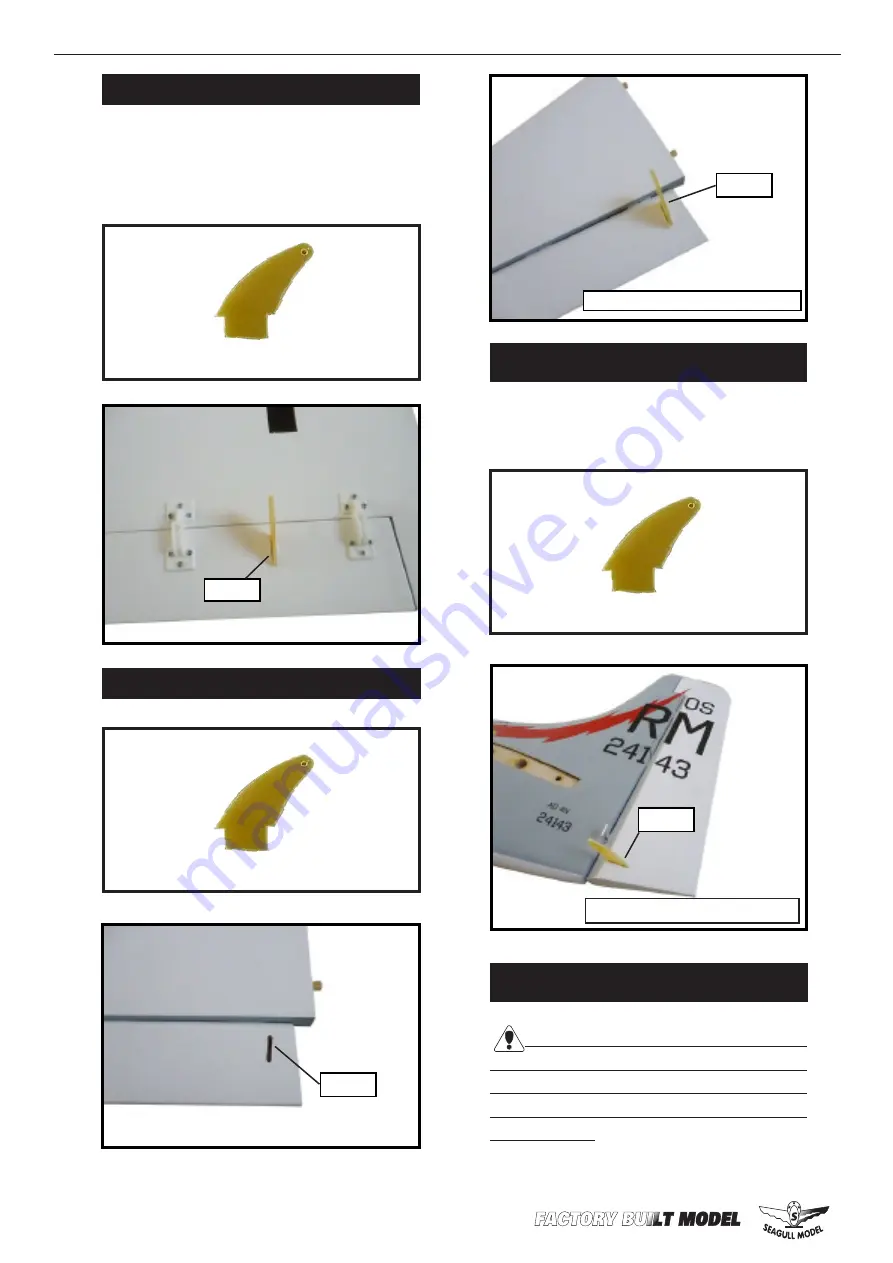 Seagull Models SEA230B Assembly Manual Download Page 6