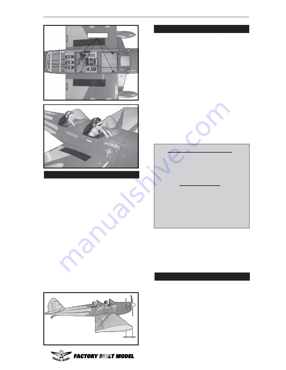 Seagull Models SPACE WALKER II Assembly Manual Download Page 19