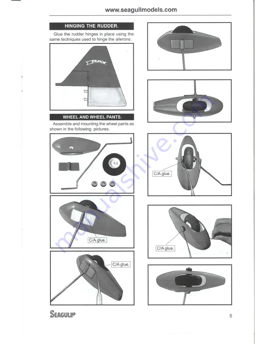 Seagull X-RAY Assembly Manual Download Page 5