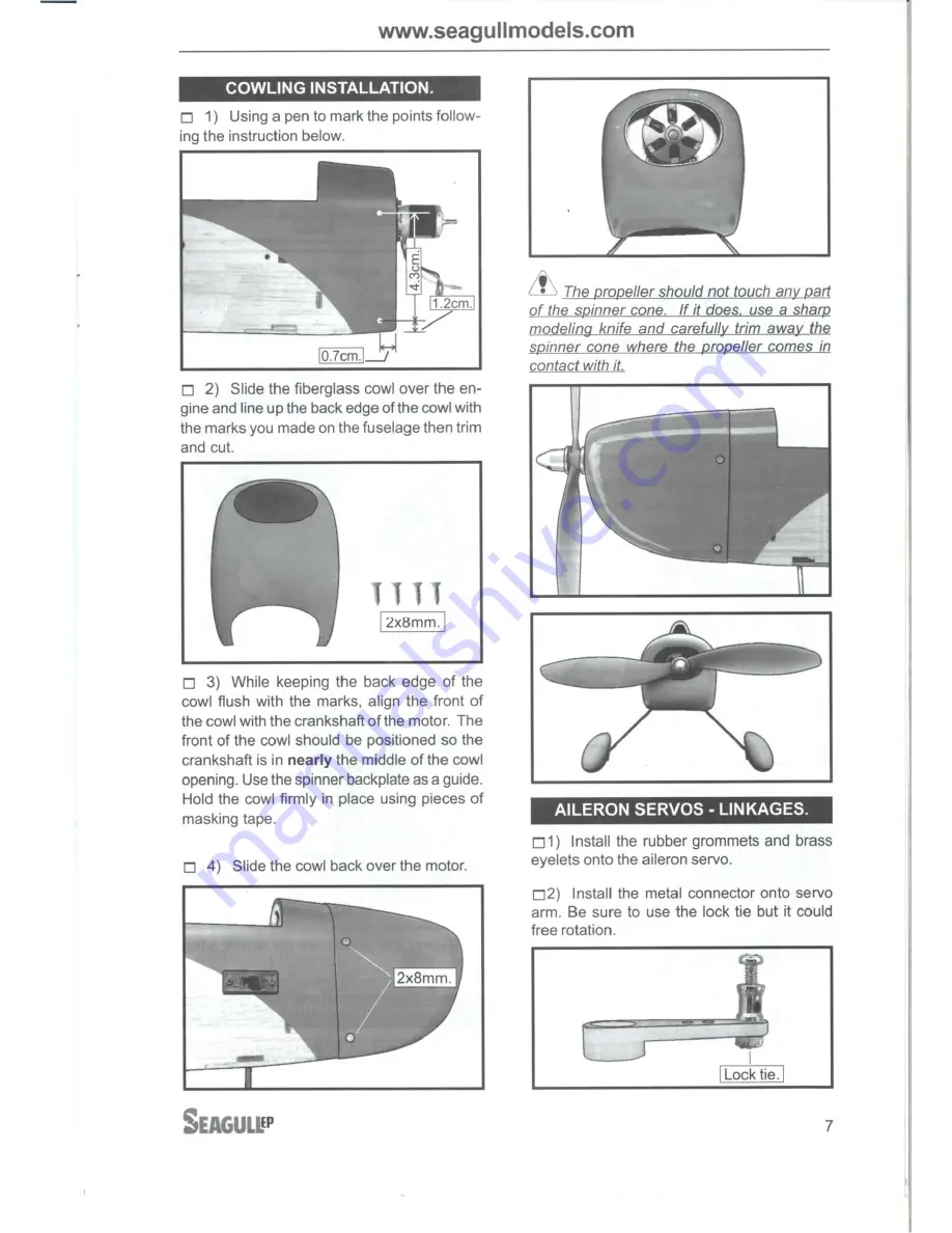 Seagull X-RAY Assembly Manual Download Page 7