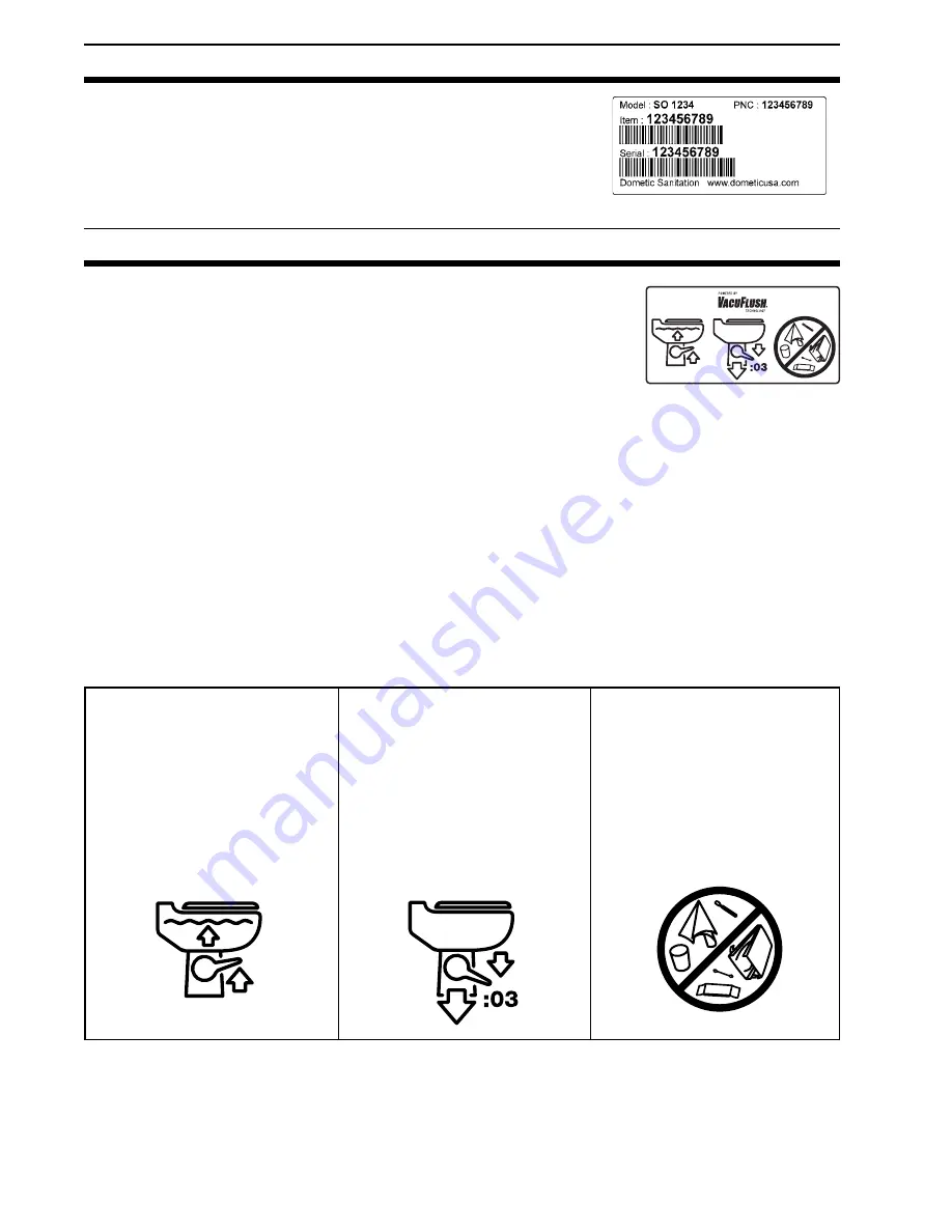 SeaLand VacuFlush 140 Series Owner'S Manual Download Page 4