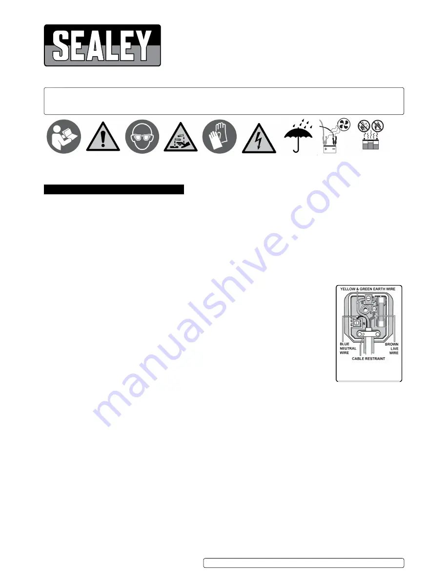 Sealey CHARGE 106.V3 Instructions Download Page 1