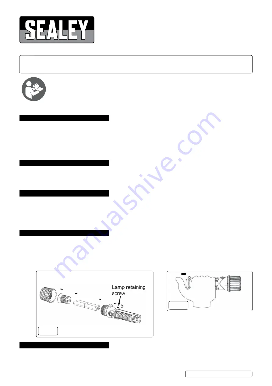 Sealey LED452IS Quick Start Manual Download Page 1