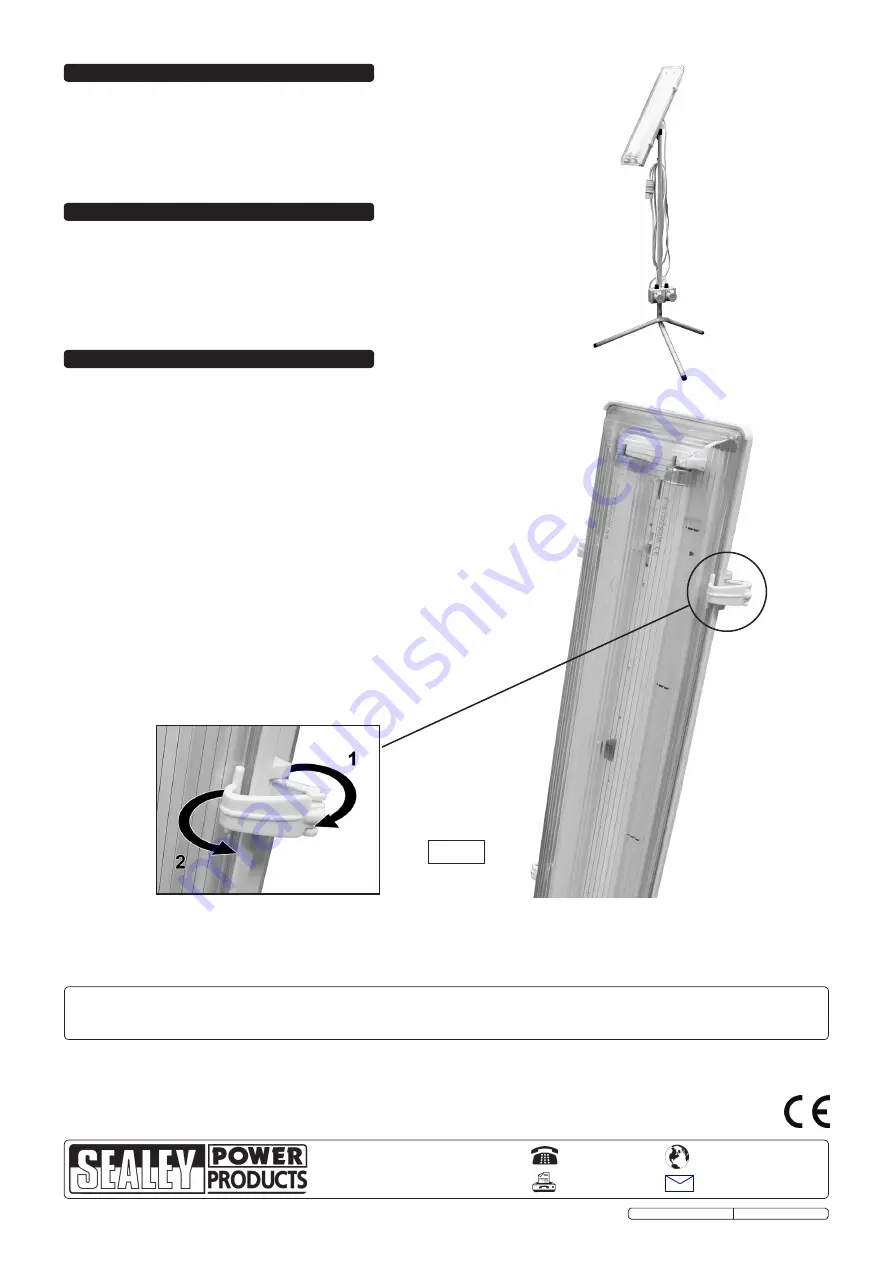 Sealey ML36110T Instruction Manual Download Page 2