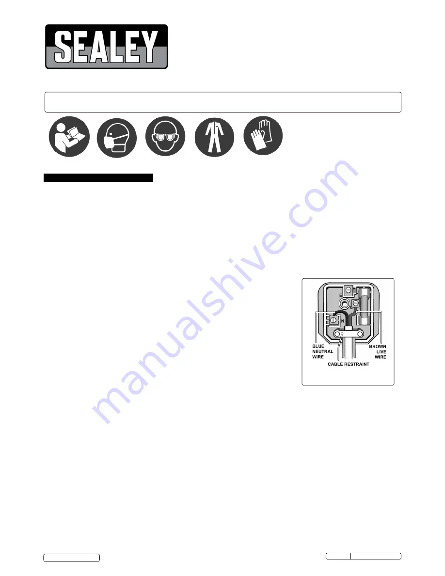 Sealey MS925PS Instruction Manual Download Page 1