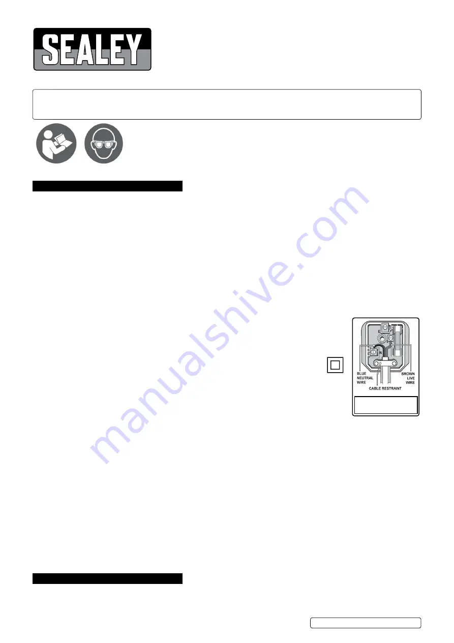 Sealey PC195SD.V2 Manual Download Page 1