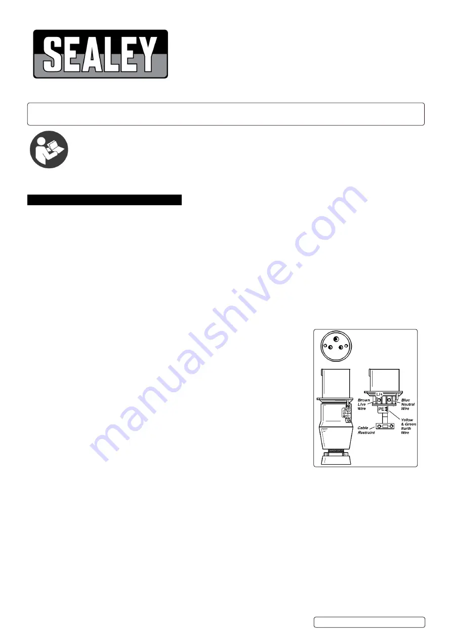 Sealey PC35110V Instructions Download Page 1