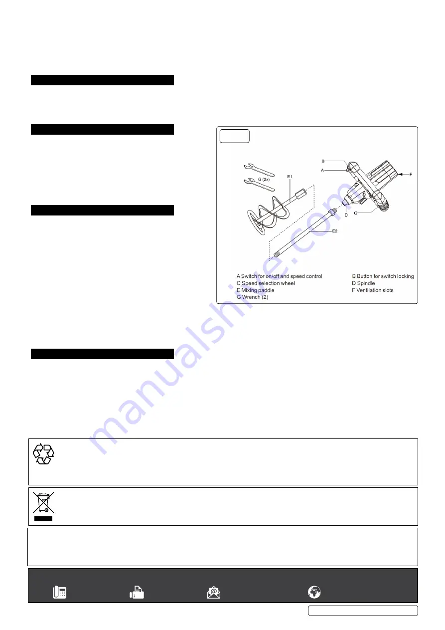 Sealey PM120L110V Quick Start Manual Download Page 2