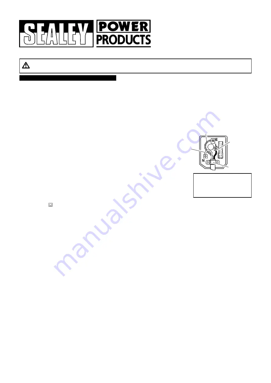 Sealey POWER PRODUCTS SM19.V2 Instructions Download Page 1