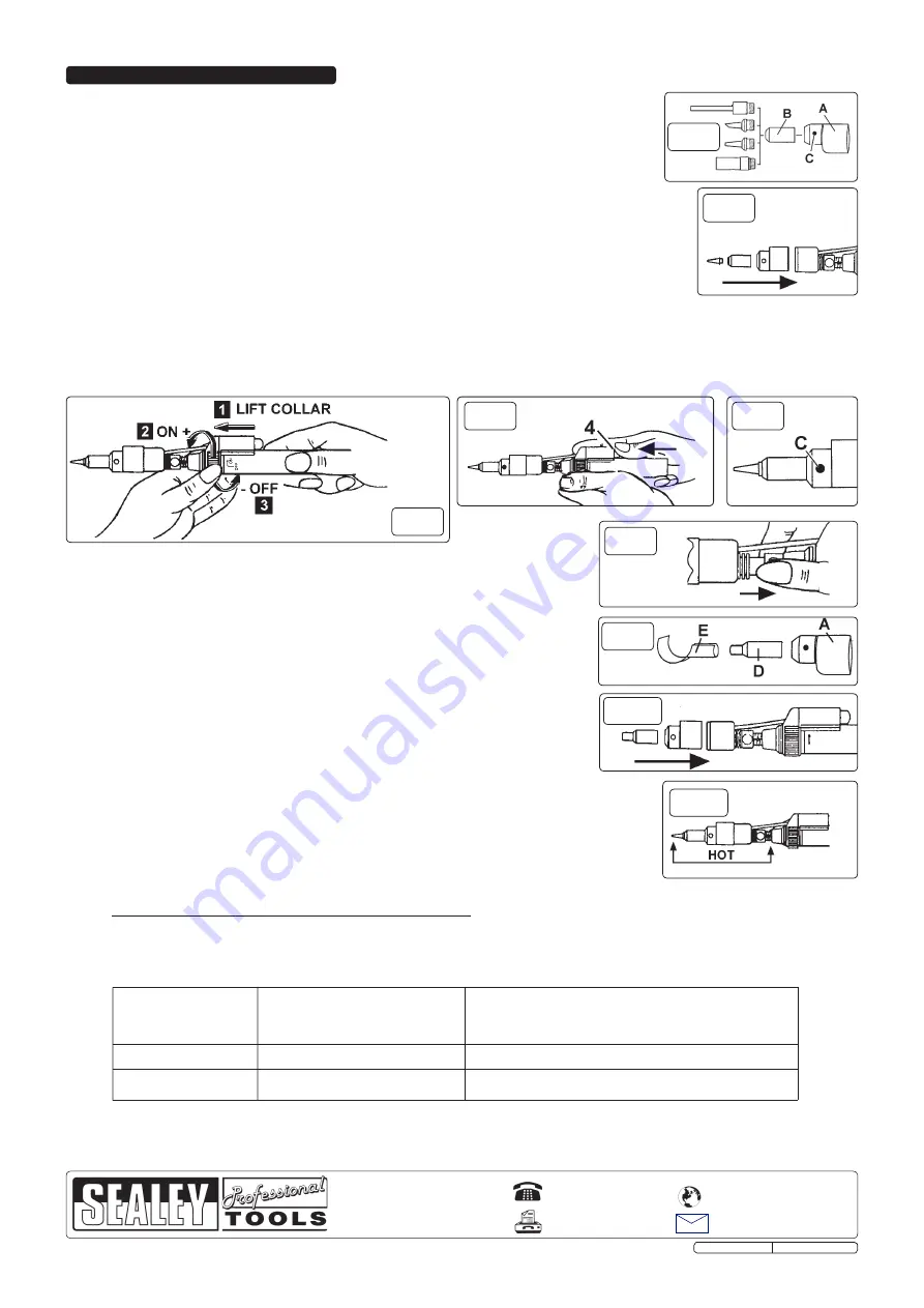 Sealey Professional Tools AK2941 Instruction Manual Download Page 2