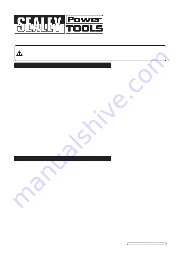 Sealey SA630.V3 Instructions For Use Download Page 1