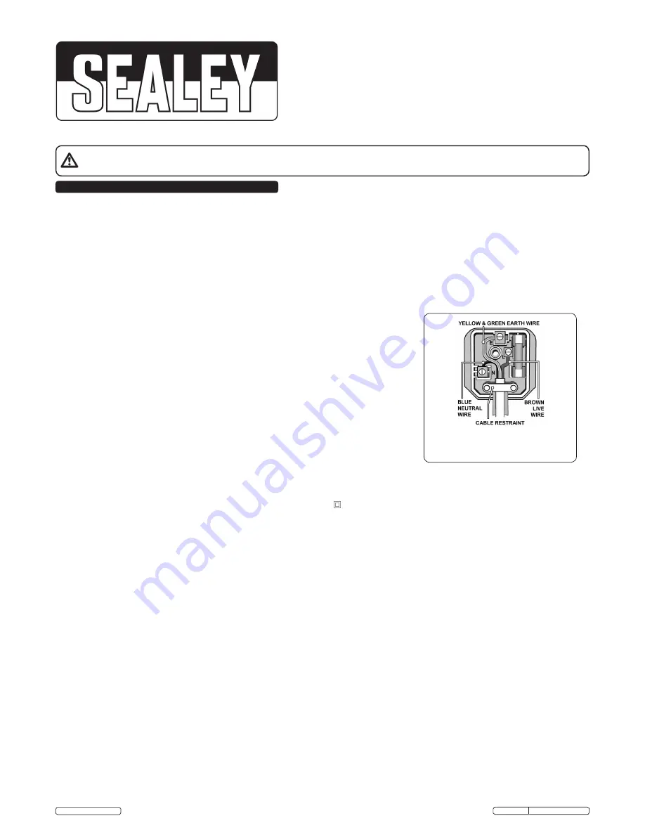 Sealey SAC41.V2 Instruction Manual Download Page 1