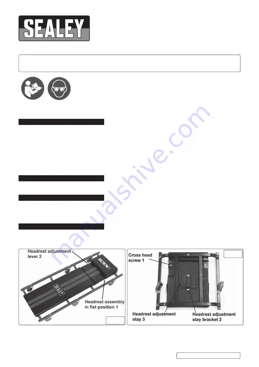 Sealey SCR74.V3 Скачать руководство пользователя страница 1