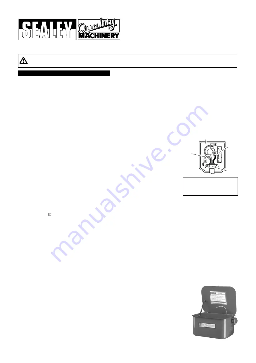 Sealey SM21/C Instructions Download Page 1