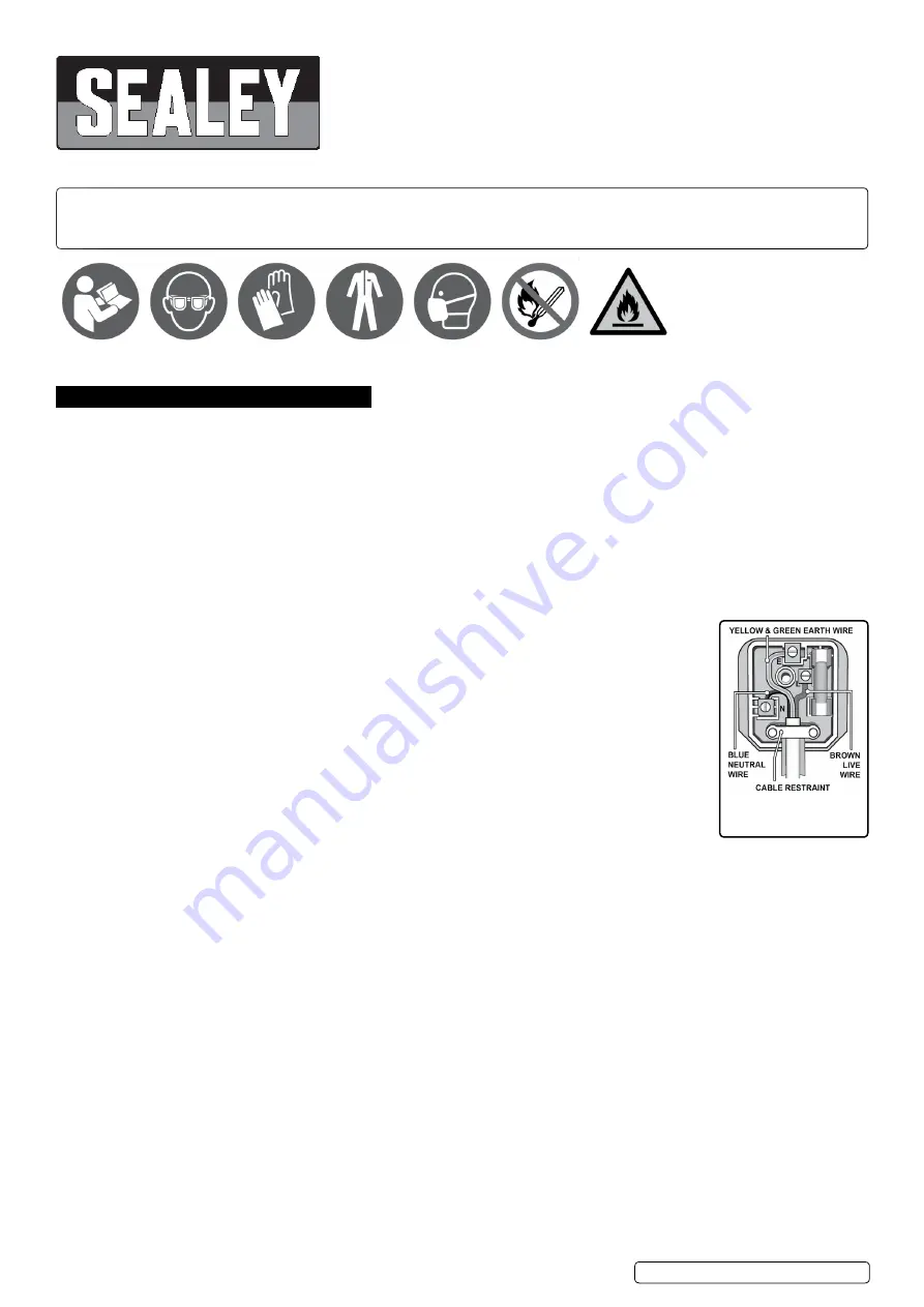 Sealey SM28 Manual Download Page 1