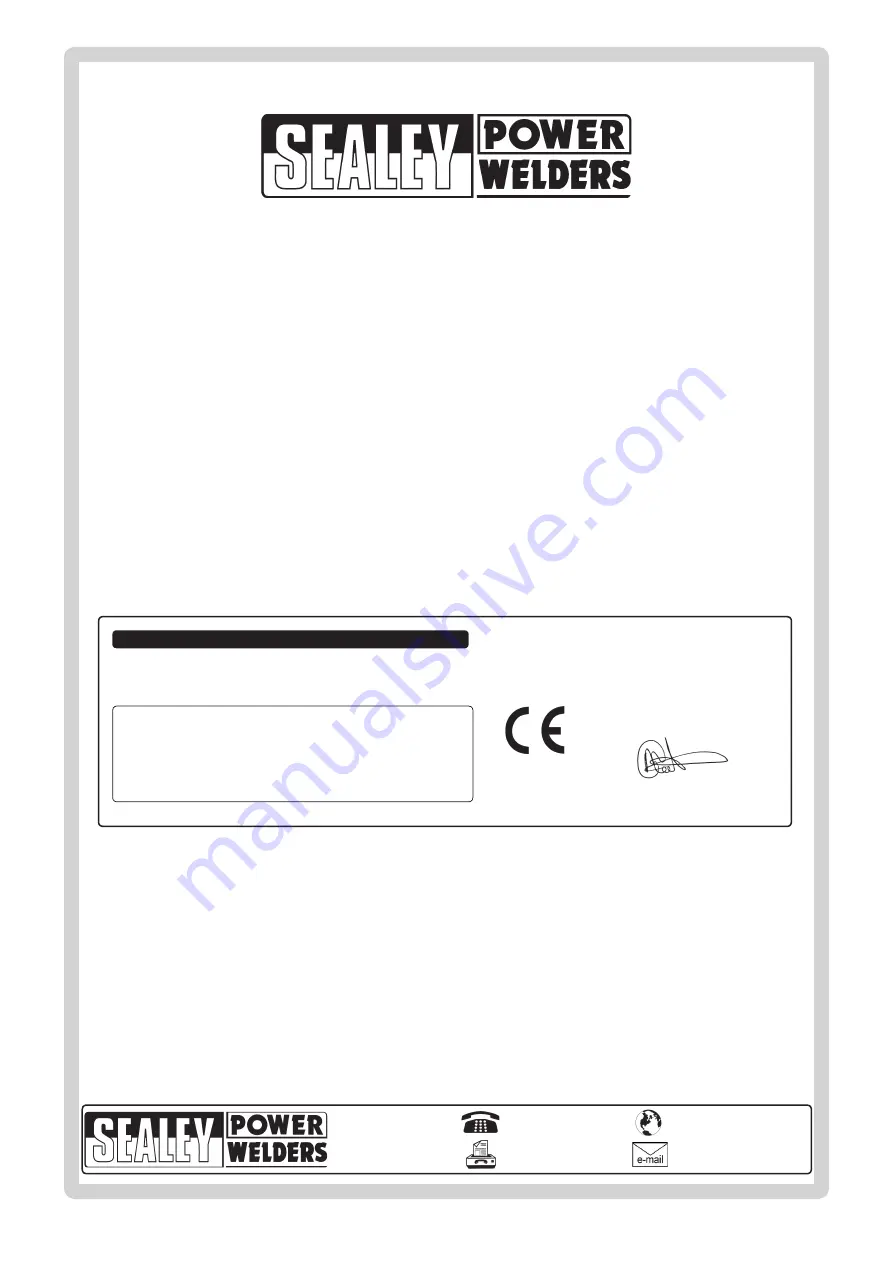 Sealey SUPERMIG250 Instructions For Use Manual Download Page 9