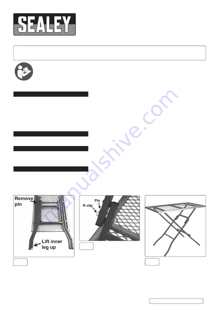 Sealey SWT1120 Quick Start Manual Download Page 1