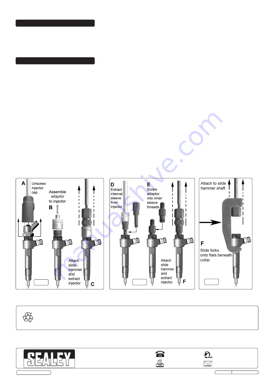 Sealey VS2064 Instructions Download Page 2