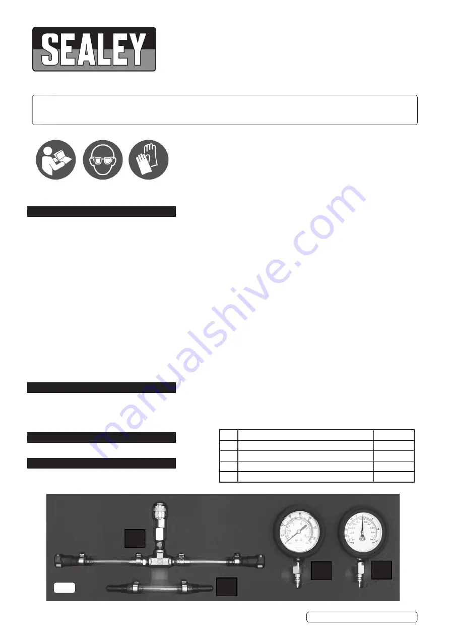 Sealey VS550 Instructions Download Page 1