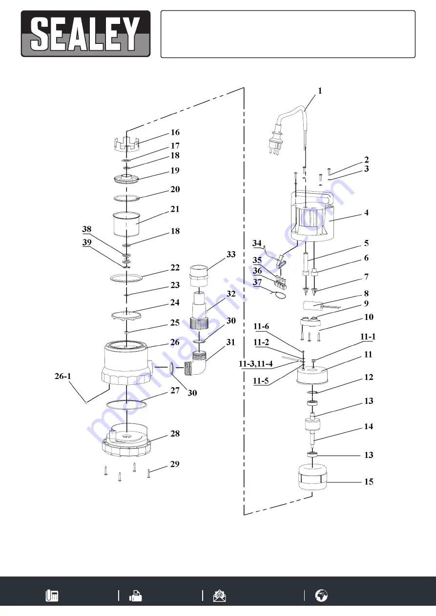 Sealey WPC100.V2 Скачать руководство пользователя страница 13