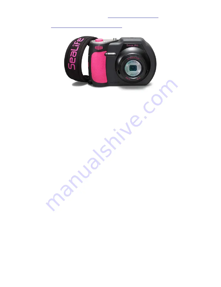 Sealife DC1400 Limited Edition Pink Specifications Download Page 3