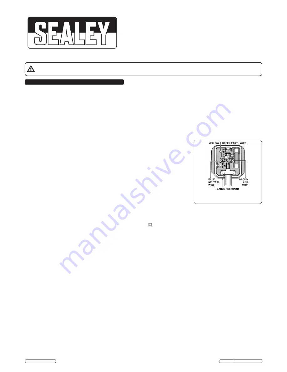 Sealy SDH20.V3 Instructions For Use Download Page 1