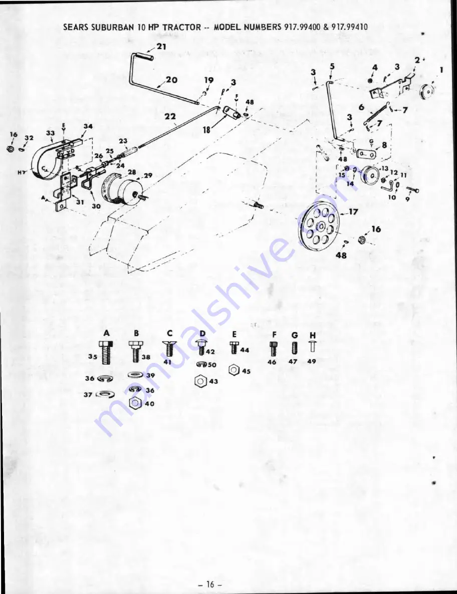 Sears 917.99400 Assembly And Operating Instructions Manual Download Page 17