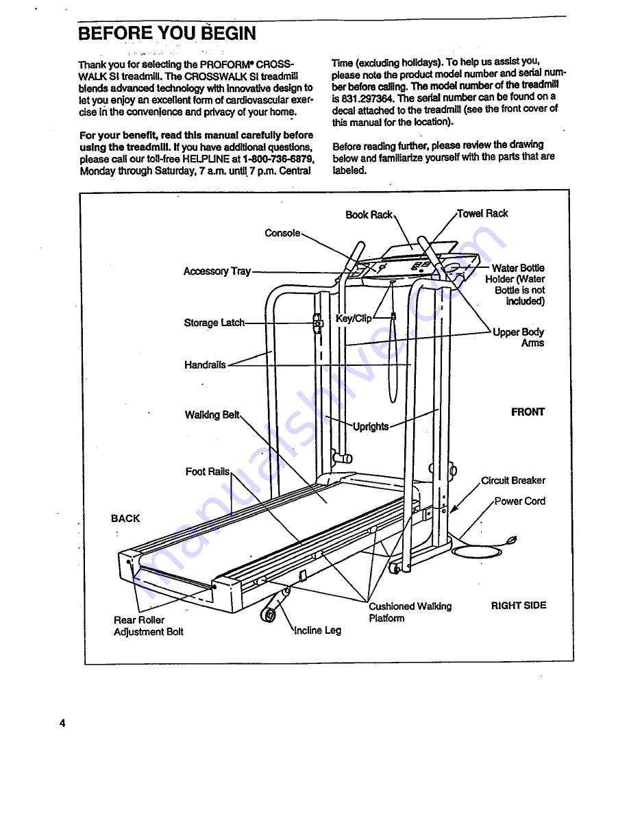 Sears CrossWalk User Manual Download Page 4