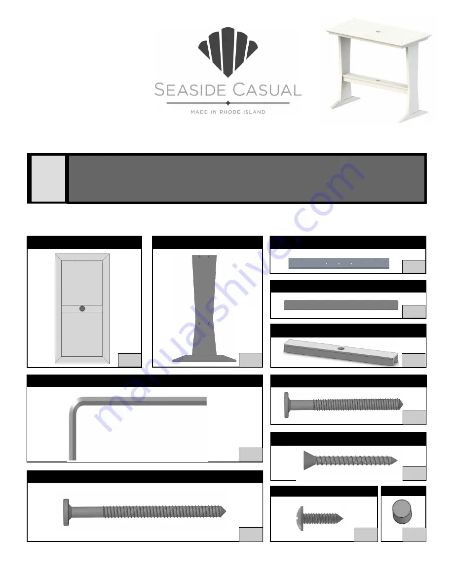 Seaside Casual 221 Assembly Instructions Download Page 1