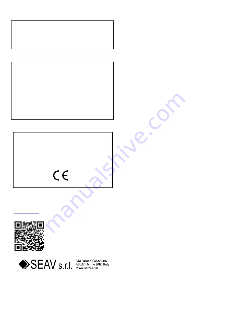 Seav 90600000 Manual Download Page 15