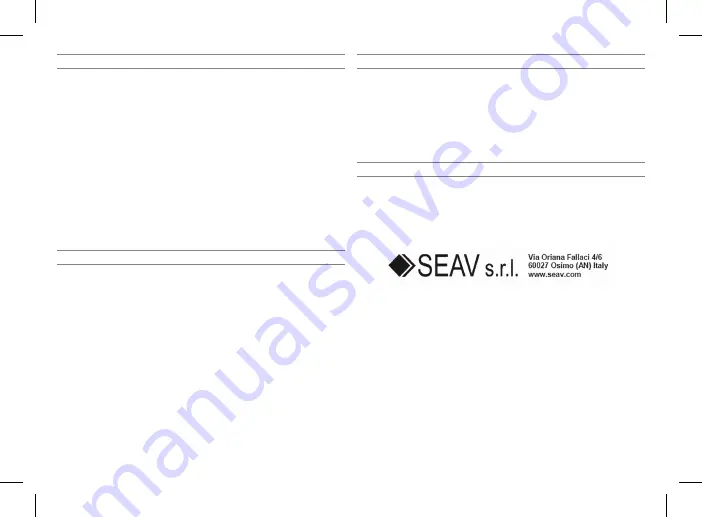 Seav 9278000000 Manual Download Page 18