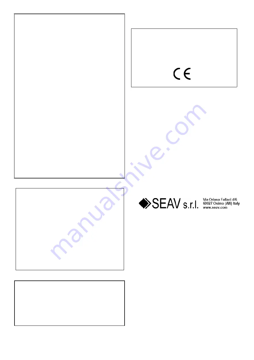 Seav LR 2215 Series Скачать руководство пользователя страница 5