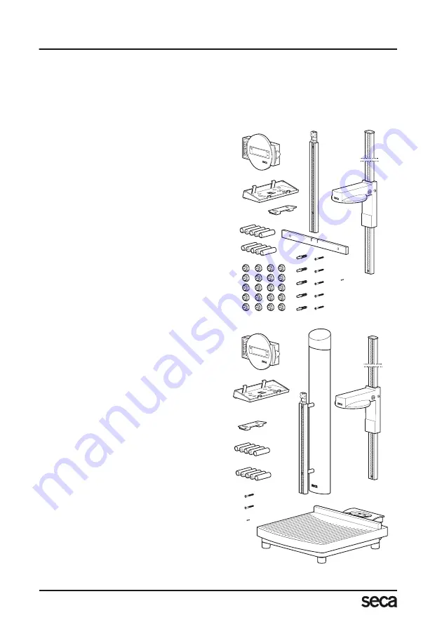 Seca 242 Instruction Manual And Guarantee Download Page 100