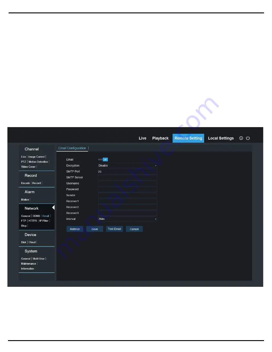 SECO-LARM ENFORCER EV-N1506-2W4Q Web Manual Download Page 17